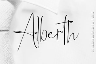 Alberth Family: A Premium Script Handwritten Typeface for Luxury Campaigns