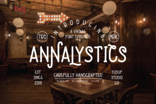 Annalystics: The Vintage Script Font for Authentic Brand Identity