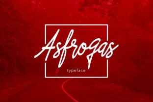 Asfrogas: The Bold Script Font That Elevates Small Business Branding