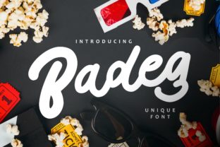 Badeg: A Chunky Script Handwritten Font for Standout Branding