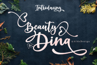 Beauty Dina: The Perfect Script Handwritten Font for Crafters