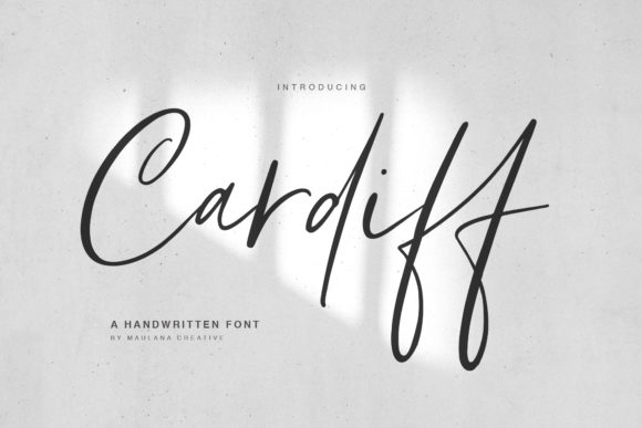 Cardiff: The Handwritten Font for Authentic Branding