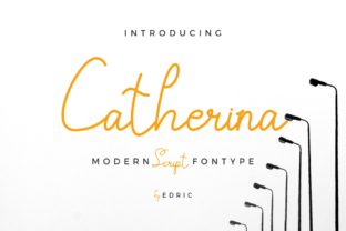 Catherina: The Bold Script Typeface for Modern Web Design