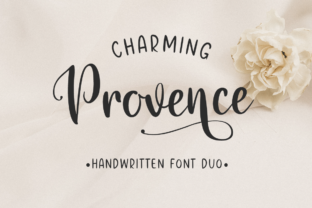 Charming Provence: A Script Handwritten Font for Elegant Web Design