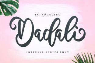 Dadali: A Swirly Script with Bold Modern Charm