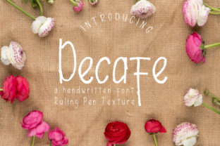 Decafe: A Modern Script Handwritten Font for Creative Makers