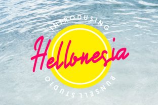 Hellonesia: The Perfect Handwritten Typeface for Summer Campaigns