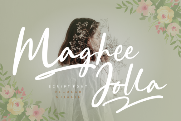 Maghee Jolla: A Light Script Handwritten Font for Creative Brands