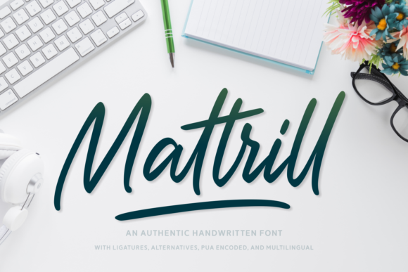 Mattrill: The Handwritten Font That Elevates Small Business Branding