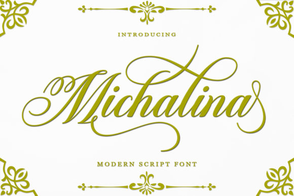 Michalina: A Modern Script Font for Elegant Web Design