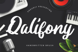Qalifony: The Handwritten Brush Script Font for Your Brand