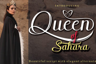 Queen of Sahara: The Premium Script Handwritten Font for Elegant Web Design