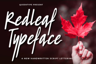 Redleaf: A Fresh Script Font for Handmade Creators
