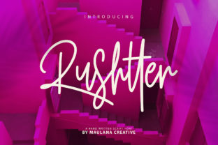 Rushtter: The Handwritten Font That Elevates Your Campaign Design