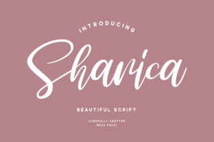 Sharica: A Fresh Script Handwritten Font for Digital Branding
