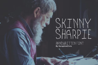 Skinny Sharpie: A Fragile Script Handwritten Font for Editorial Design