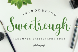 Sweetrough: The Bold Script Handwritten Font for Modern Web Design
