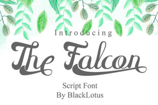The Falcon Font for Bold Branding and Handwritten Style