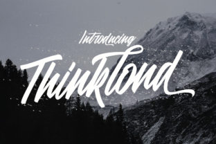 Thinkloud: The Radiating Script Font for Authentic Branding