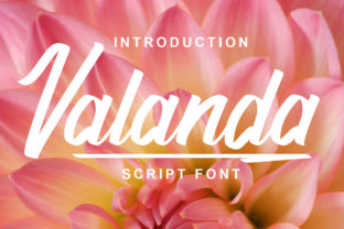 Valanda: A Stunning Script Typeface for Editorial Design