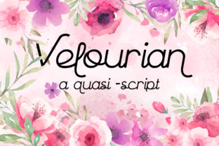 Velourian: A Stunning Script Handwritten Typeface for Romantic Branding