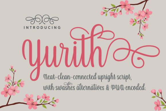 Yurith: A Sweet Script Handwritten Font for Editorial Design